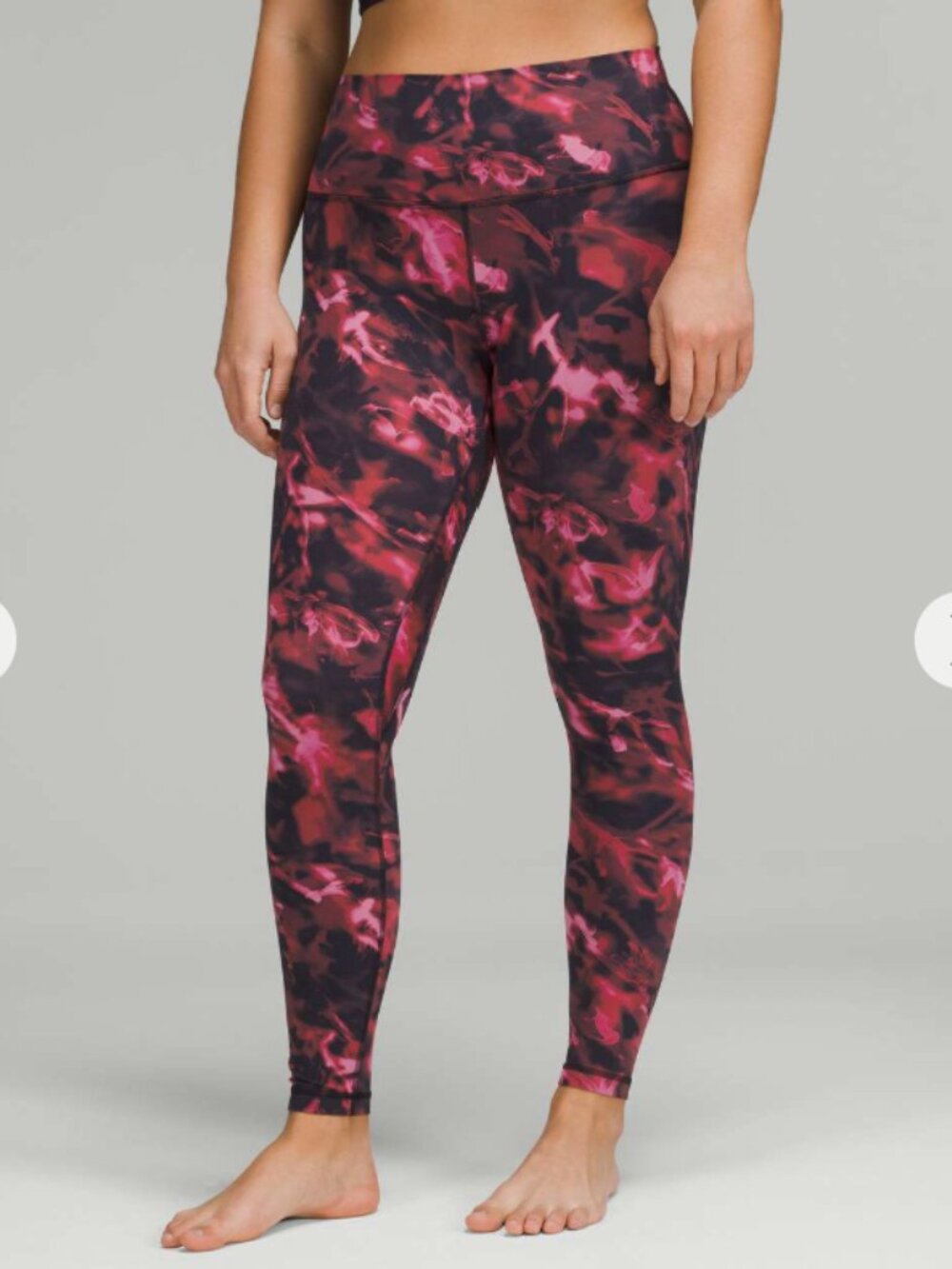 Lululemon Align High-Rise Pant 28" Intensity Pink Blossom Multi Size 10